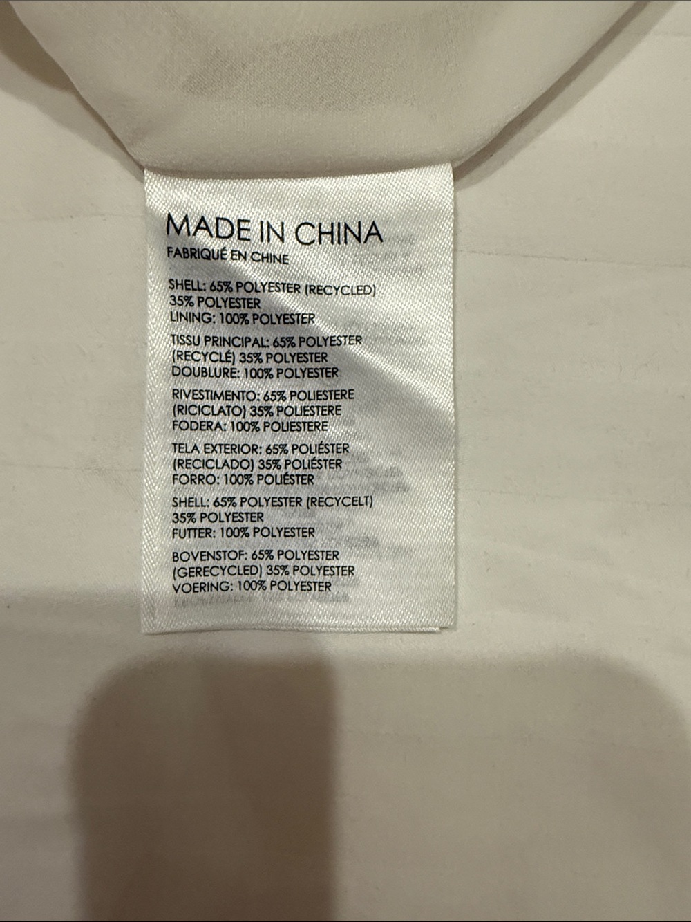 Club Monaco Cream Satin Spaghetti Strap Camisole - Picture 4 of 4